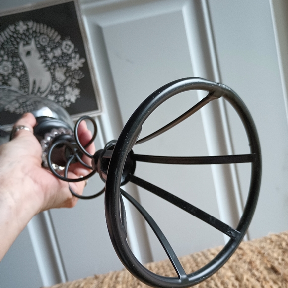 Large Vintage Candle Holder - Picture 3 of 8